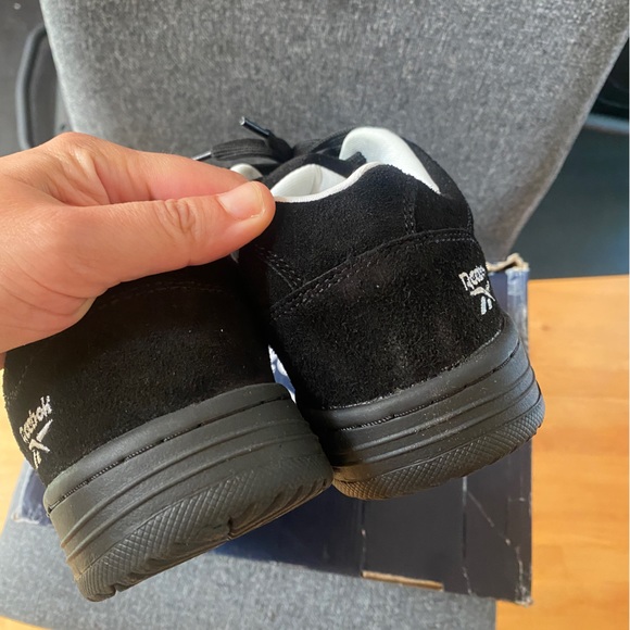 REEBOK Black Suede Soyay Work Shoes - Picture 10 of 11